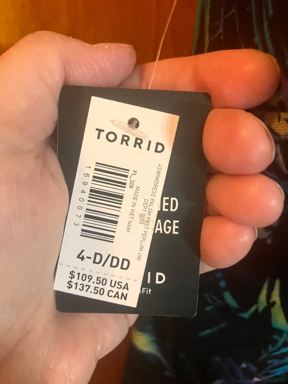 Women’s Torrid swim dress size 4-D/DD